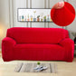 Gros plan sur la texture veloutée d'une housse rouge