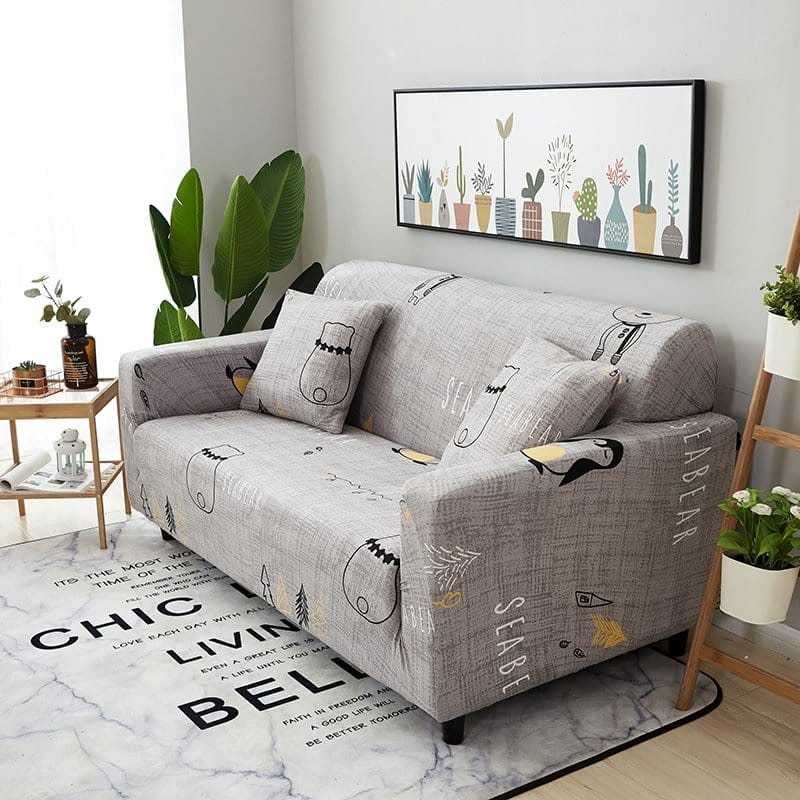 Texture douce et extensible de la housse en tissu premium