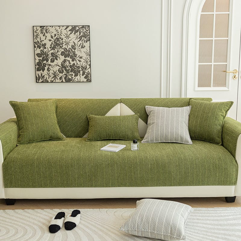 Housse de canapé en tissu italien, installation facile et rapide