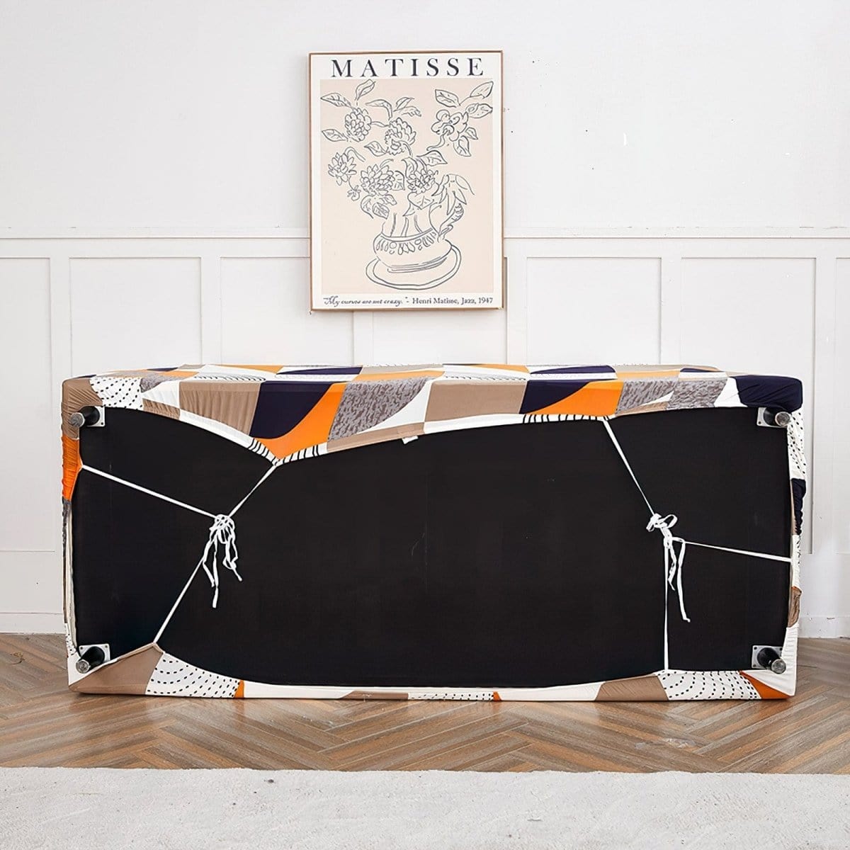 Détail du tissu lavable et résistant aux griffes
