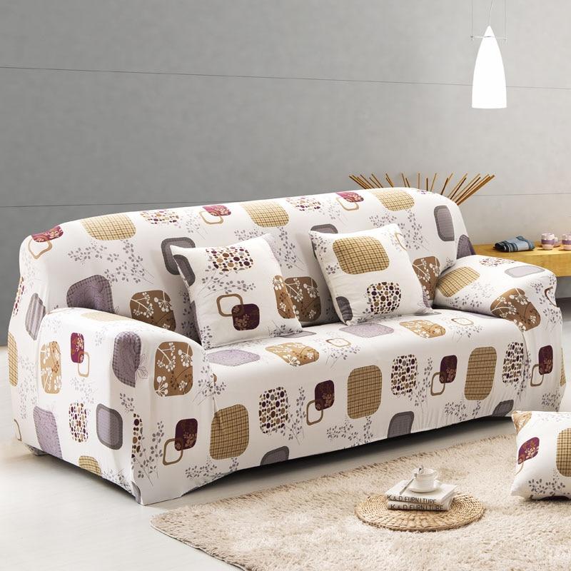 Gros plan sur le tissu texturé de la housse de canapé extensible
