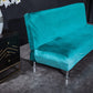 Zoom sur la texture douce en velours de la housse