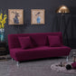 Housse de clic clac bordeaux en tissu Jacquard imperméable