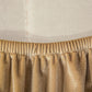Zoom sur la couture de la housse en velours