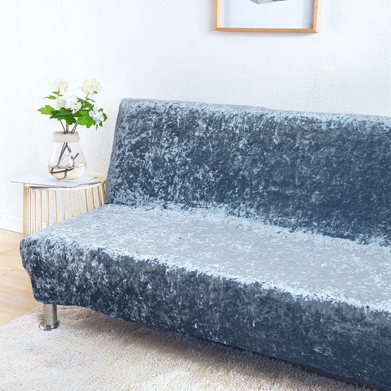 Gros plan sur la texture douce du velours gris