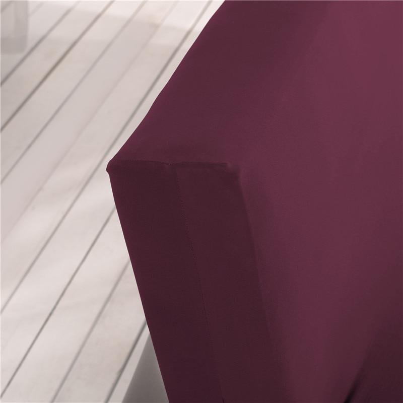 Housse pour canapé convertible, tissu pourpre ajusté