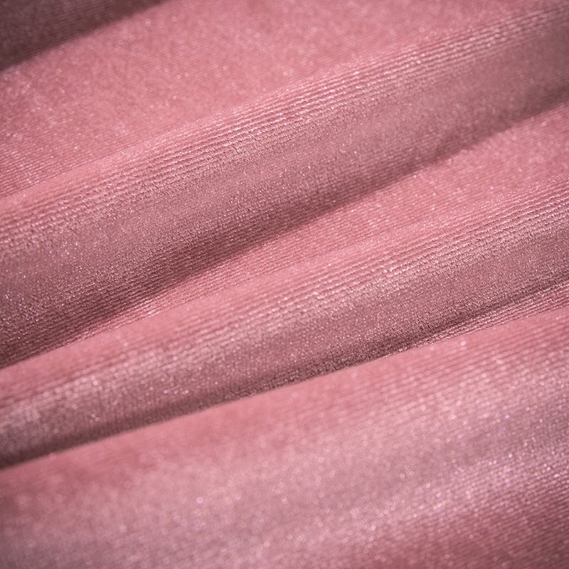 Housse de canapé-lit en velours rose, installation facile