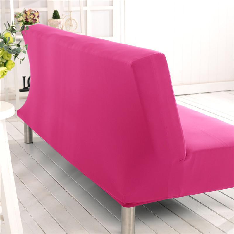 Vue rapprochée du tissu hypoallergénique rose de la housse