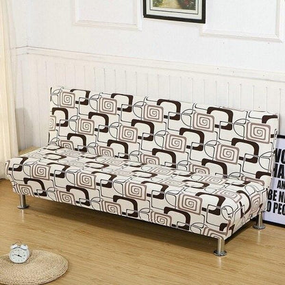 Détail du tissu extensible, texture et motif seventies