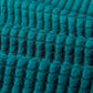 Gros plan sur la texture jacquard de la housse de canapé-lit