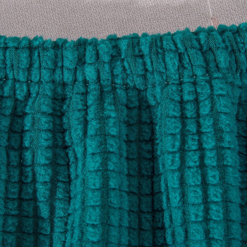 Housse de canapé-lit ajustée, vue de côté, couleur vert jade