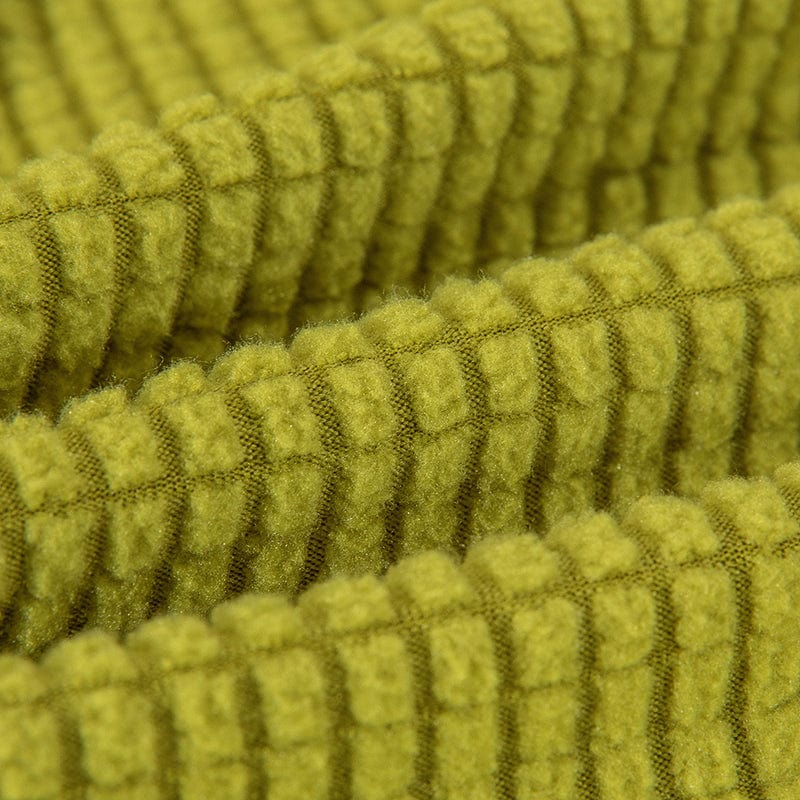 Gros plan sur la texture Jacquard déperlante de la housse