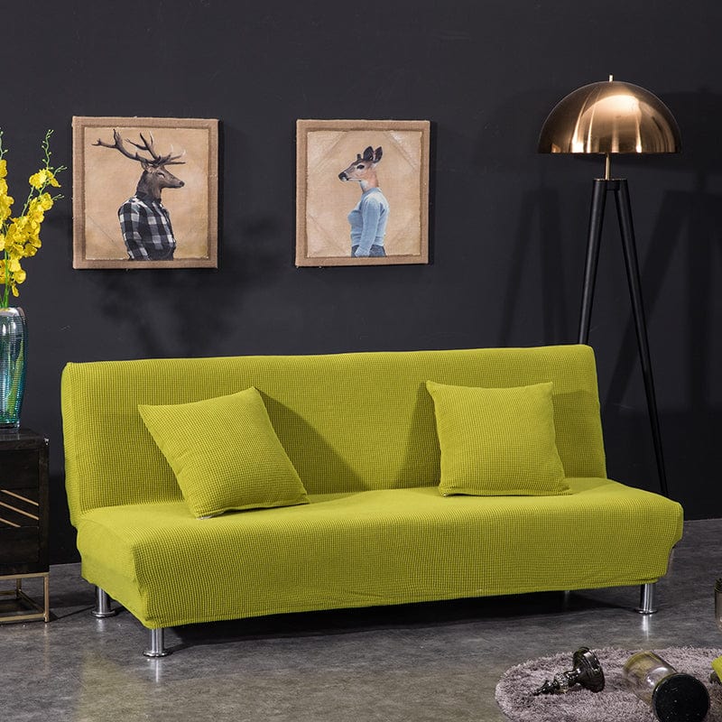 Housse de clic clac vert olive en tissu Jacquard
