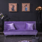 Housse en velours violet avec reflets élégants
