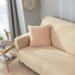 Gros plan sur tissu beige déperlant et résistant