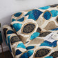 Gros plan sur le tissu élastique d'une housse de coussin