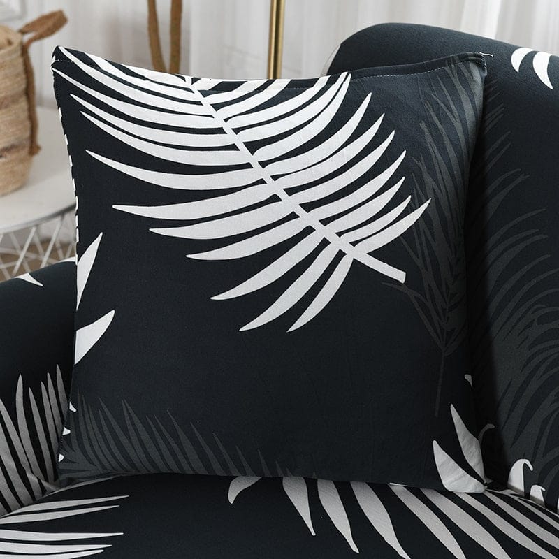 Housse de coussin imperméable sur canapé moderne