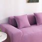 Gros plan sur texture déperlante de la housse violette