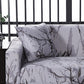 Gros plan sur texture marbrée de housses de coussin extensibles