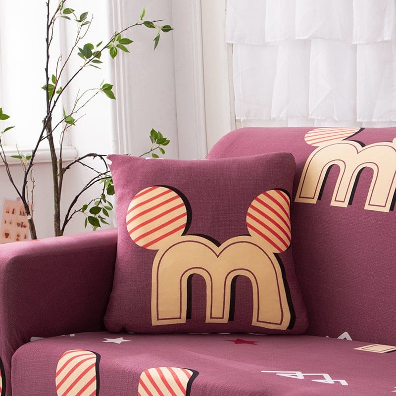 Gros plan sur texture antidérapante d'une housse de coussin beige