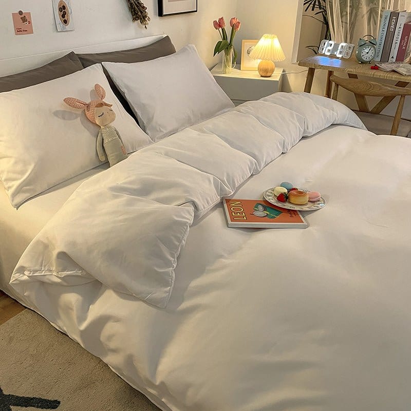 Housse de couette en polyester lavable en machine