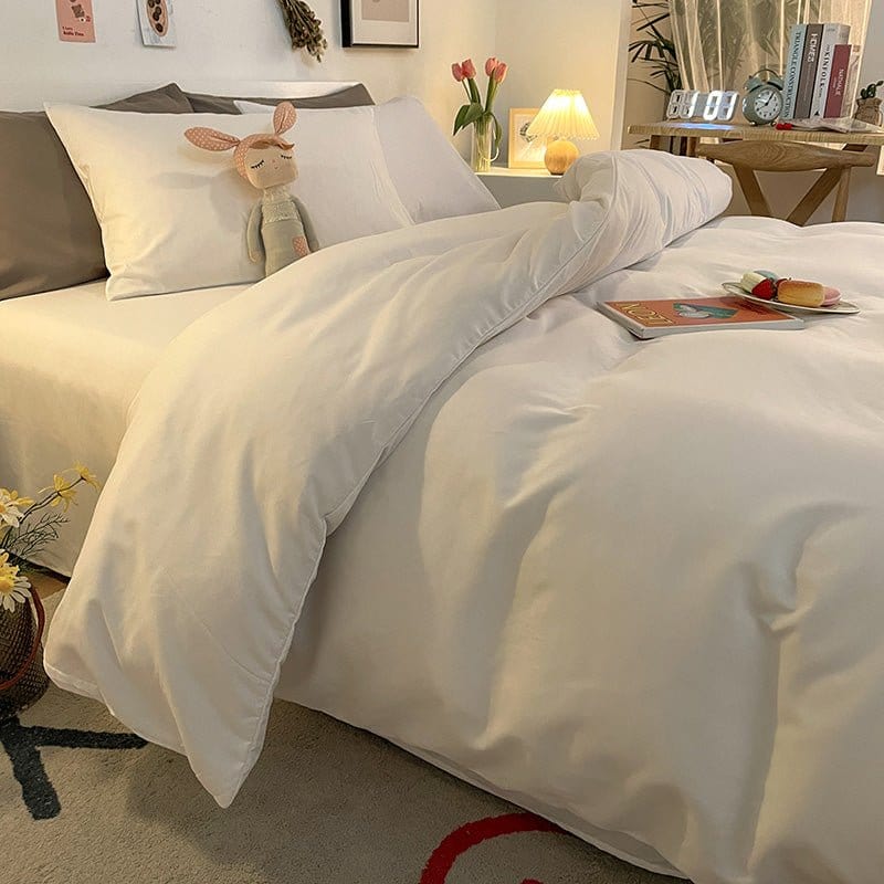 Mise en place facile de la housse de couette sur le matelas