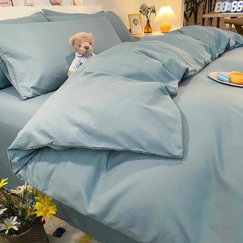 Gros plan sur la texture douce de la housse en polyester