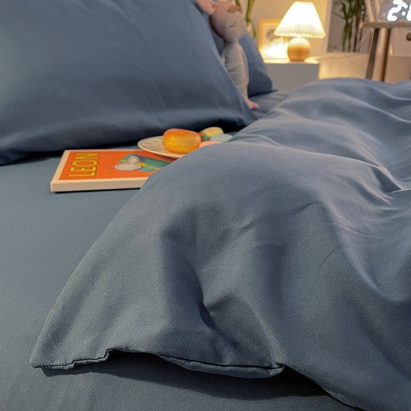Texture douce et confortable de la housse de couette