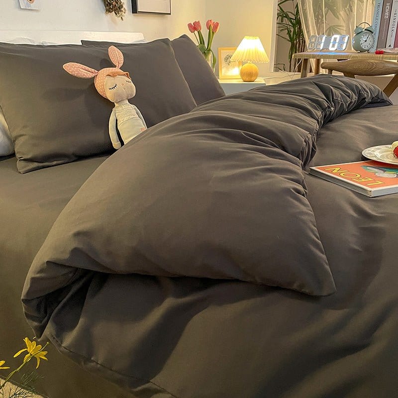 Zoom sur la texture douce de la housse de couette