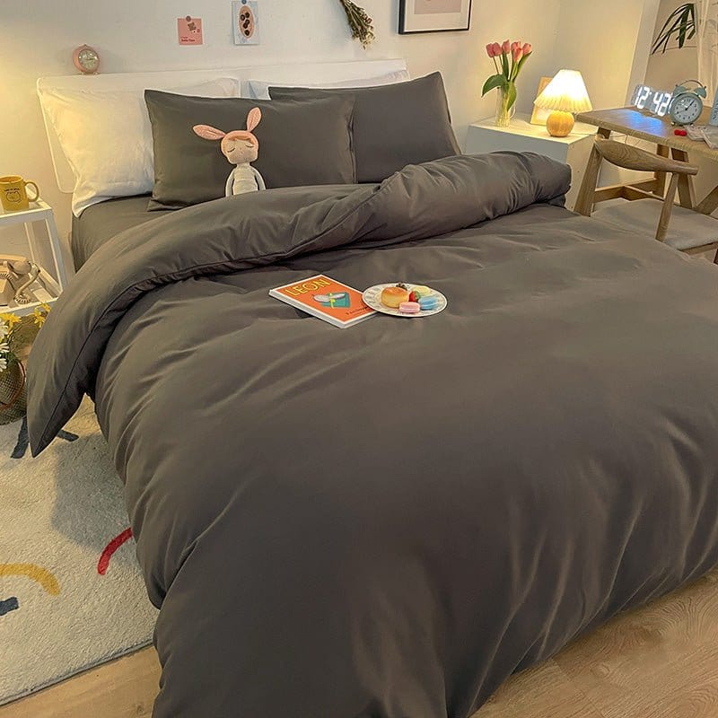 Housse de couette pliée montrant sa souplesse