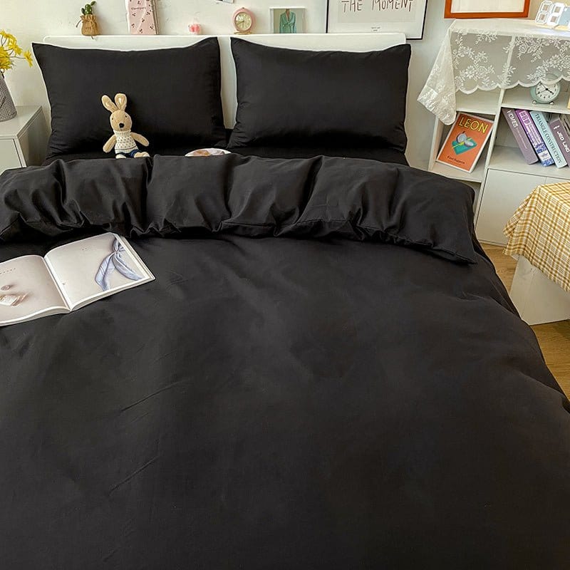 Gros plan sur la texture douce de la housse noire