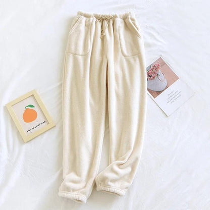 Bas de pyjama gris anthracite en pilou, poches visibles
