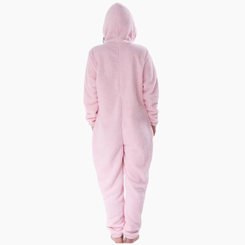 Détail des chevilles élastiques de la combinaison Pilou Pilou rose
