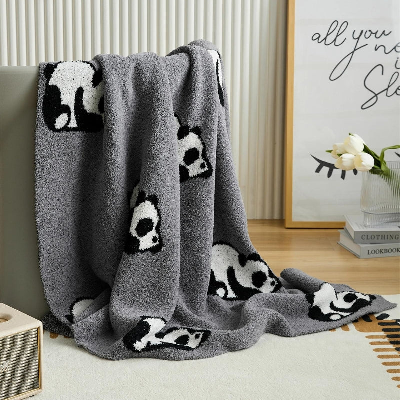 Couverture flanelle beige, idéale pour cocooning hivernal