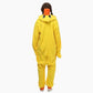 Grenouillère jaune canard avec capuche et oreilles