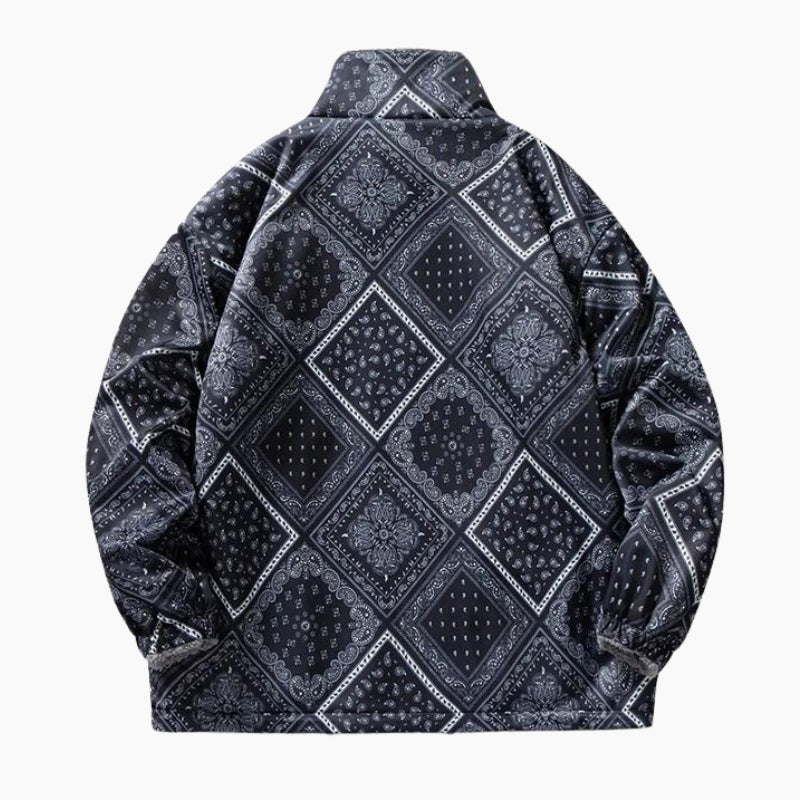 Manteau camel réversible en Pilou Pilou avec col replié