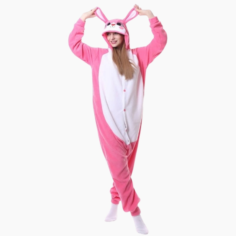 Vue d'ensemble d'une combinaison lapin verte confortable