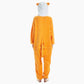 Combinaison pyjama renard orange avec capuche et oreilles