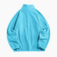 Pull turquoise duveteux pour femme, coupe ample