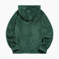 Pull vert en Pilou Pilou avec motif tigre poitrine