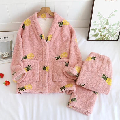 Pyjama féminin en Pilou, parfait pour rester au chaud