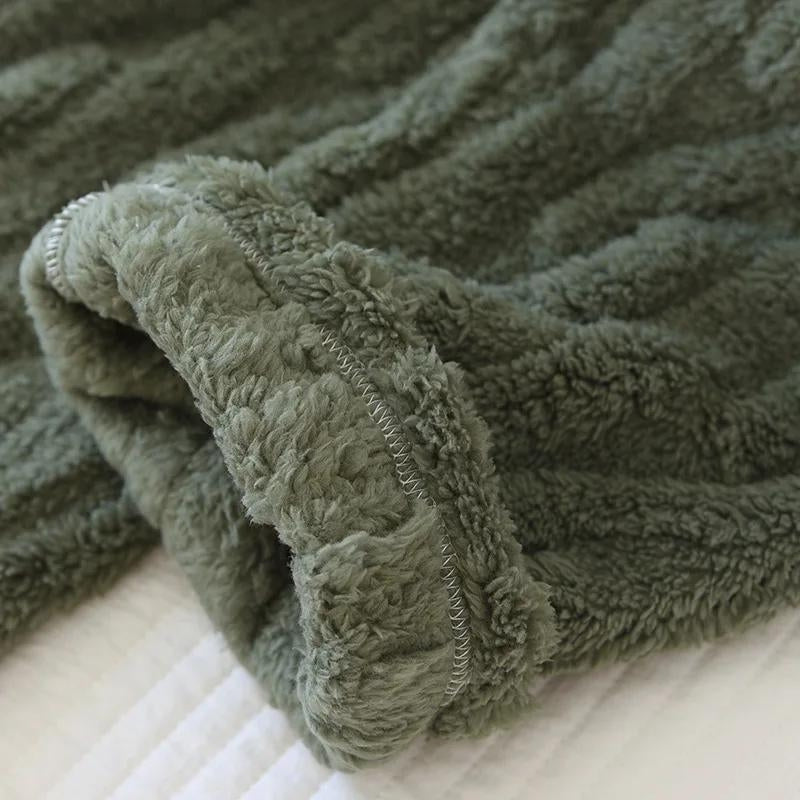 Bas du pyjama vert avec élastique à la taille