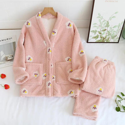 Vue d'ensemble du pyjama deux pièces pour femme