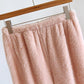 Ensemble pyjama rose en polaire, coupe ample