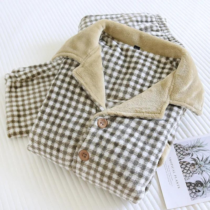 Ensemble pyjama polaire homme avec poches pratiques