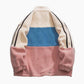 Veste tricolore effet mouton avec fermeture éclair
