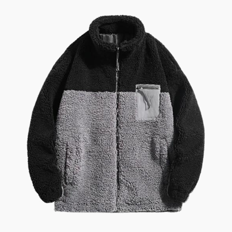 Vue de face d'une veste Pilou femme avec fermeture éclair