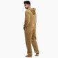 Détail du tissu Pilou Pilou beige matelassé pour homme