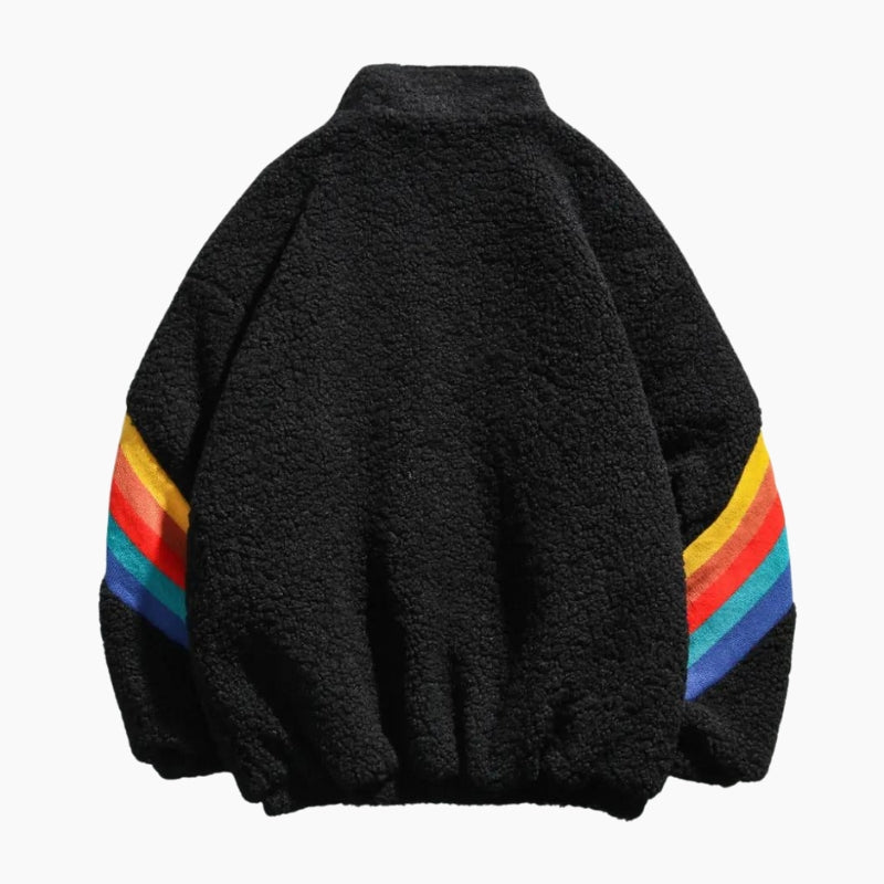 Veste polaire femme avec fermeture éclair et col rond