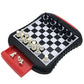 Jeu d'échecs avec tiroirs de rangement intégrés